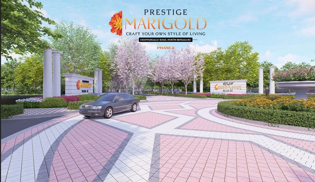 Prestige Marigold Phase 2 Plots Nh7 Bangalore
